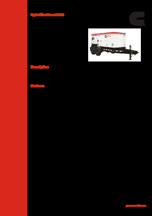 Stromerzeuger, Diesel Cummins C150D2RE