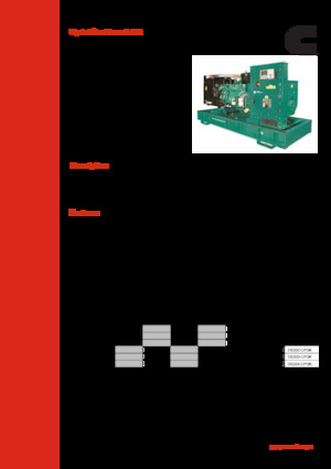 Stromerzeuger, Diesel Cummins C150 D6e