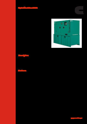 Stromerzeuger, Diesel Cummins C22D5T