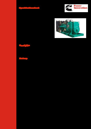 Stromerzeuger, Diesel Cummins C2000D5EB