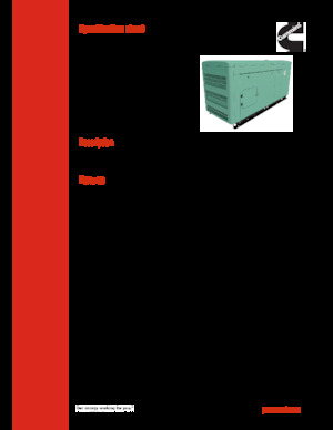 Stromerzeuger, Diesel Cummins C20 D6