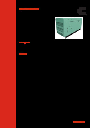 Stromerzeuger, Diesel Cummins C40 D6