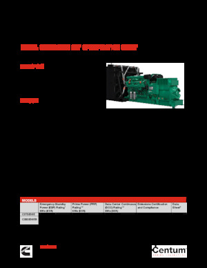 Stromerzeuger, Diesel Cummins C3000D6EB