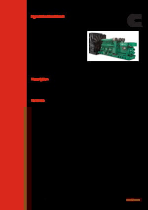 Stromerzeuger, Diesel Cummins C3500 D6