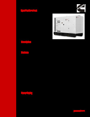 Stromerzeuger, Diesel Cummins C300D2RE