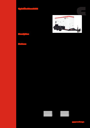 Stromerzeuger, Diesel Cummins C300D6R