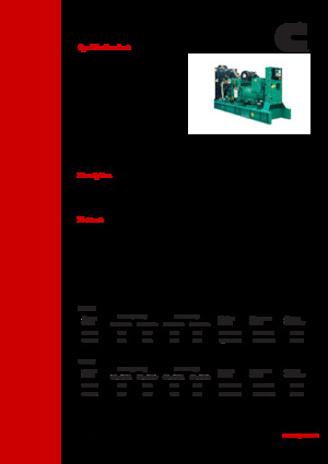 Stromerzeuger, Diesel Cummins C400D5