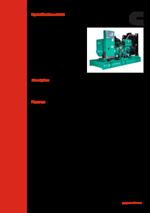 Stromerzeuger, Diesel Cummins C400D6B