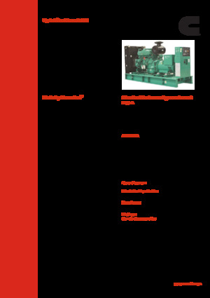 Stromerzeuger, Diesel Cummins C380 D5
