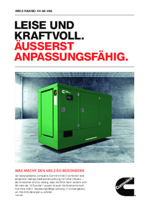 Stromerzeuger, Diesel Cummins C55D5EQ