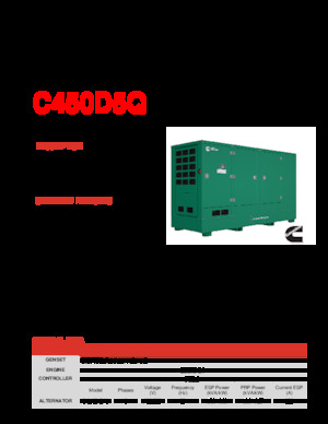 Stromerzeuger, Diesel Cummins C450D5Q