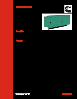 Stromerzeuger, Diesel Cummins C100N6