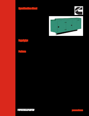 Stromerzeuger, Diesel Cummins C100D6C