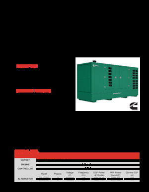 Stromerzeuger, Diesel Cummins C550D5Q