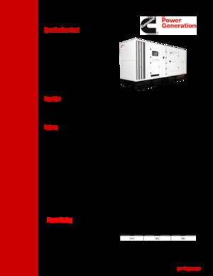 Stromerzeuger, Diesel Cummins C550D5R