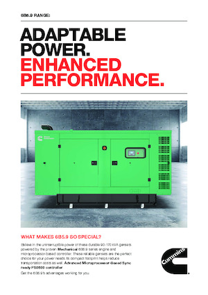 Stromerzeuger, Diesel Cummins C100D6I