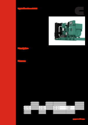 Stromerzeuger, Diesel Cummins C800 D6