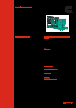 Stromerzeuger, Diesel Cummins C90 D5