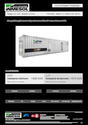 Stromerzeuger, Diesel INMESOL CC-1570