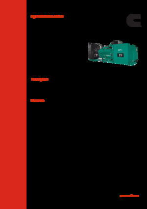 Stromerzeuger, Diesel Cummins DQGAG