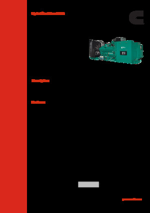 Stromerzeuger, Diesel Cummins DQKAH