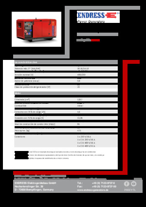 Stromerzeuger, Diesel Endress ESE 1606 DYS-GT ES ISO DI