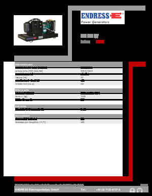 Stromerzeuger, Diesel Endress ESE 330 IW