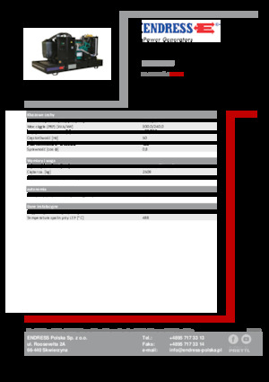Stromerzeuger, Diesel Endress ESE 330 IW