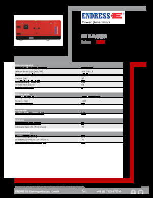 Stromerzeuger, Diesel Endress ESE 515 VW/AS 