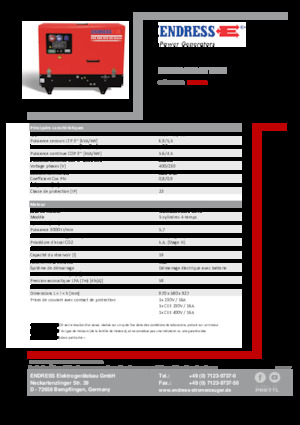 Stromerzeuger, Benzin Endress ESE 608 DYS-GT ES DI