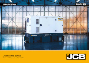 Stromerzeuger, Diesel JCB G100RS V