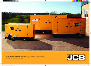 Stromerzeuger, Diesel JCB G27S