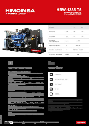Stromerzeuger, Diesel HIMOINSA HBW-1385 T5