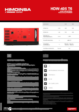 Stromerzeuger, Diesel HIMOINSA HDW-405 T6