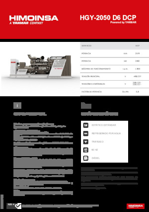 Stromerzeuger, Diesel HIMOINSA HGY-2050 D6 DCP