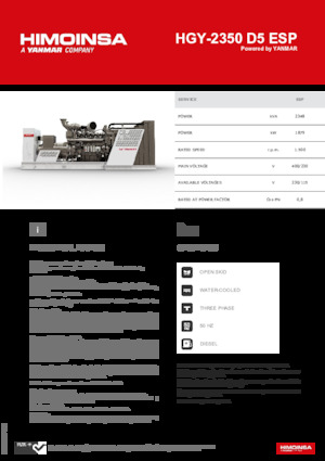 Stromerzeuger, Diesel HIMOINSA HGY-2350 D5 ESP