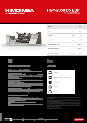 Stromerzeuger, Diesel HIMOINSA HGY-2350 D5 ESP