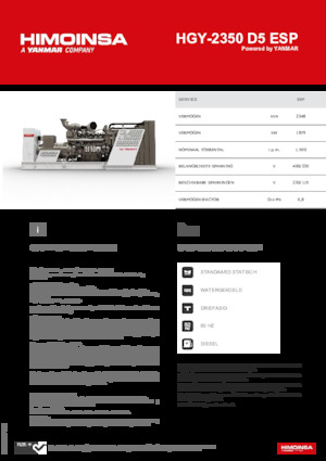 Stromerzeuger, Diesel HIMOINSA HGY-2350 D5 ESP