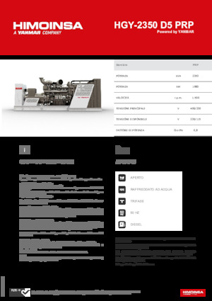 Stromerzeuger, Diesel HIMOINSA HGY-2350 D5 PRP