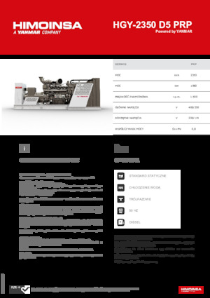 Stromerzeuger, Diesel HIMOINSA HGY-2350 D5 PRP