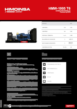 Stromerzeuger, Diesel HIMOINSA HMW-1005 T6