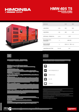 Stromerzeuger, Diesel HIMOINSA HMW-605 T5