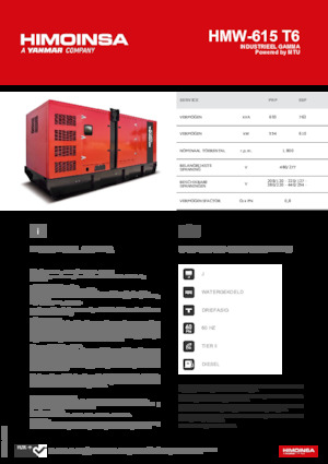 Stromerzeuger, Diesel HIMOINSA HMW-615 T6