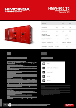 Stromerzeuger, Diesel HIMOINSA HMW-905 T5