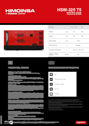 Stromerzeuger, Diesel HIMOINSA HSW-325 T5