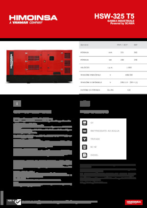 Stromerzeuger, Diesel HIMOINSA HSW-325 T5