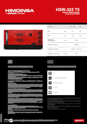 Stromerzeuger, Diesel HIMOINSA HSW-325 T5