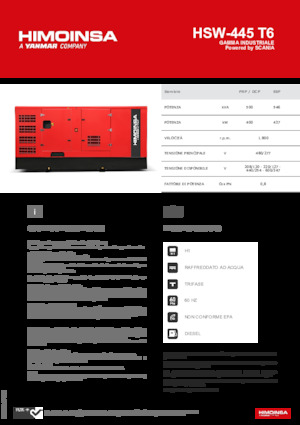 Stromerzeuger, Diesel HIMOINSA HSW-445 T6