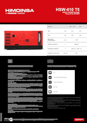 Stromerzeuger, Diesel HIMOINSA HSW-610 T5