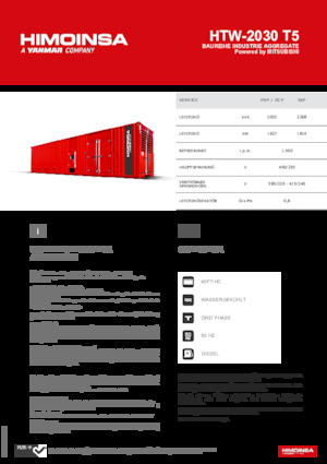 Stromerzeuger, Diesel HIMOINSA HTW-2030 T5